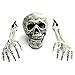 Scary Skull and Hands Skeleton, Realistic Skeleton Lawn Stakes Halloween Decorations Event Party Supplies, Halloween Graveyard Décor