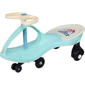 Webby Strong & Smooth Twister Magic Car, Weight Capacity 80 KG (Green)