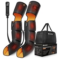 QUINEAR Leg Massager, 3-in-1 Foot Calf & Thigh Massager with Heat and Compression Therapy, Leg Massage Boots Gift for Pain Relief, FSA-HSA Eligible