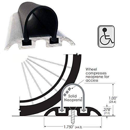 ADA Wheelchair Accessible Shower Threshold 36in Long Shower ADA