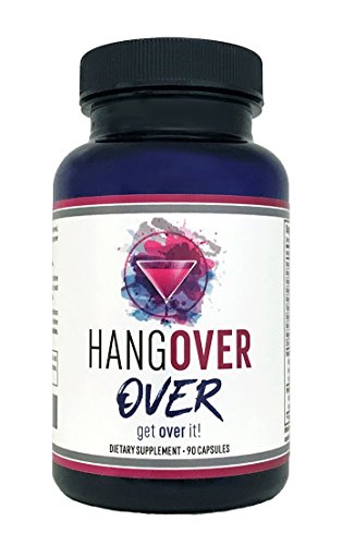 All-In-One Supplement For Hangover Prevention, Liver Detox, Electrolyte & Nutrient Replenishment, Focus, Improved Blood Flow with Milk Thistle - Hangover Over - 90 Veggie Capsules