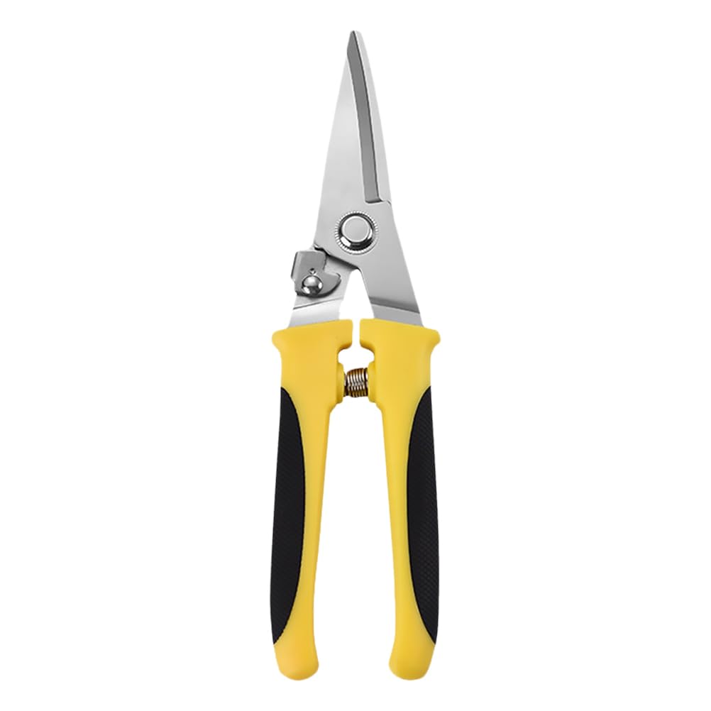 1pc Sheet Industrial Heavy-Duty Shears Multipurpose Tools Metal Snips for Cutting Metal Pp Handle Scissor Heavy Duty Scissor High Carbon Steel Non-Slip