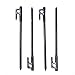 Yahill Forged Steel Burly Tent Solid Stakes Casting Pegs Footprint 8inch (4-Pack) (8 Inch)