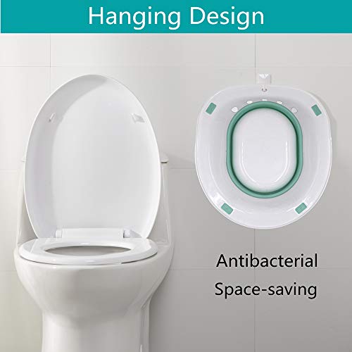 Sitz Bath for Toilet Seat, Postpartum Care, Hemorrhoid Treatment, Bidet
