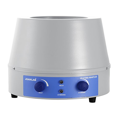 Happybuy Magnetic Stirrer 500ml 0~1400 RPM Stirring Heating Mantle 250W Magnetic Stirrer Heating Mantle Max. Temperature 380℃ for Liquid Heating and Stirring - Thumbnail 2