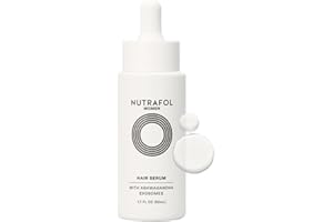 Nutrafol Women's Hair Serum, Supports Visibly Thicker and Stronger Hair, Vegan, Lightweight and Fast-Absorbing