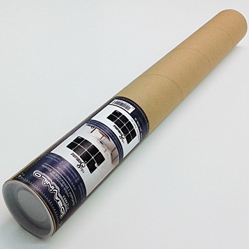 IDEAVINILO-Vinilo-Pizarra-de-ventana-de-madera-y-balda-de-la-que-cuelgan-unas-tazas-con-una-orqudea-a-la-derecha-Color-negro-Medidas-68x56cm