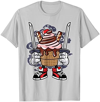 Cute Hands Off My Ice Cream Killer Ninja Samurai Kid T-Shirt