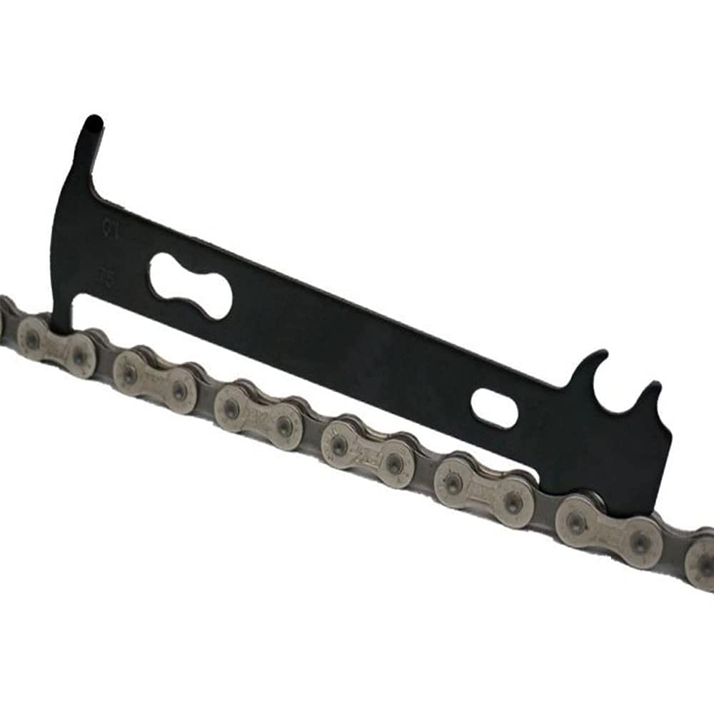 MMOBIEL Bicycle Chain Wear Checker Measurement Tool Indicator for All Chains on City, E-Bike, Mountain MTB, Race, and Folding Bikes, Black