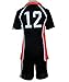 Haikyuu Karasuno High School Uniform Jersey Volleyball Cosplay Costume (L, NO.12 Yamaguchi Tadashi)