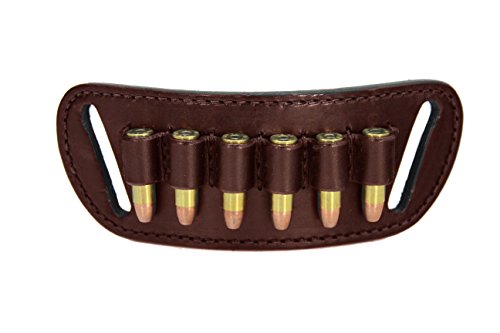 Daltech Force Cartridge Loop Holder Belt Slide Holster - Made in USA (Rich Brown.38/.357 Caliber)