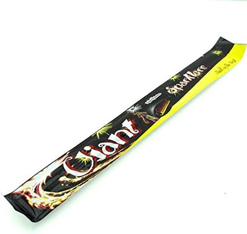 NEW !!! Standard 200 x 18 inch GIANT BIG MASSIVE LARGE GOLD SPARKLERS (450mm) long with (280mm Burn time)