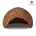SunGrow Betta Fish Cave, Habitat Made from Coconut Shell, Soft-Textured Smooth Edged Spacious Hideout, for Resting and Breeding, 1 Pc