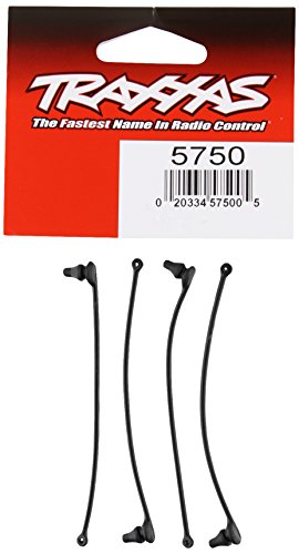 Traxxas 5750 Body Clip Retainer, Black Spartan, Set of 4