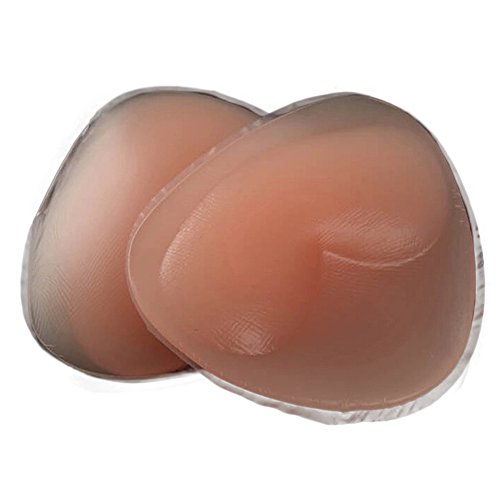 KingBra Womens Silicone Inserts and Enhancers BOOST UP TO 2 cups sizes in an instant, Suitable for A, B and C cups,Nude,One Size