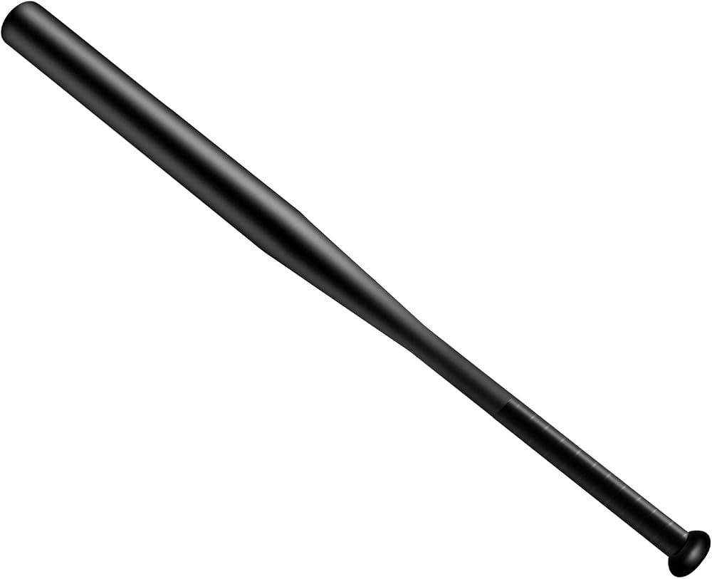 Tuggui Baseball Bat Steel 32 Inch with Carrying Bag Black