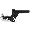 Heavy-Duty-Triple-Ball-Tow-Hitch-Mount-Drop-Turn-Steel-Hitch-13