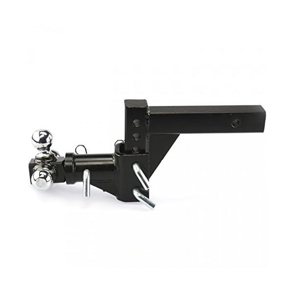 Heavy-Duty-Triple-Ball-Tow-Hitch-Mount-Drop-Turn-Steel-Hitch-13