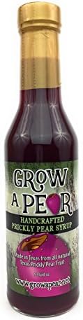 Grow A Pear Handcrafted Prickly Pear Syrup 9 oz