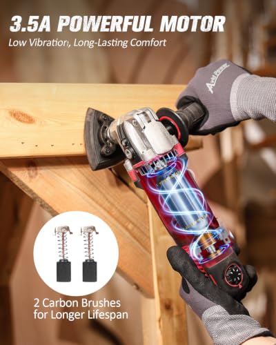 AVID POWER Oscillating Tool, 3.5-Amp Oscillating Multi Tool with 4.5° Oscillation Angle, photo 9
