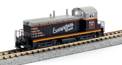 Kato USA Model Train Products EMD NW2#9211 CB and Q Everywhere West N Scale Train