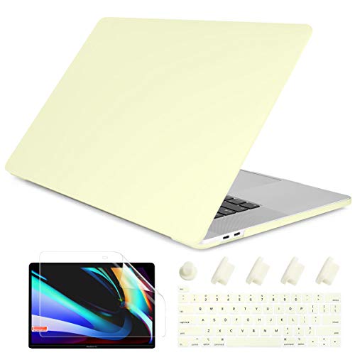 pastel yellow macbook case