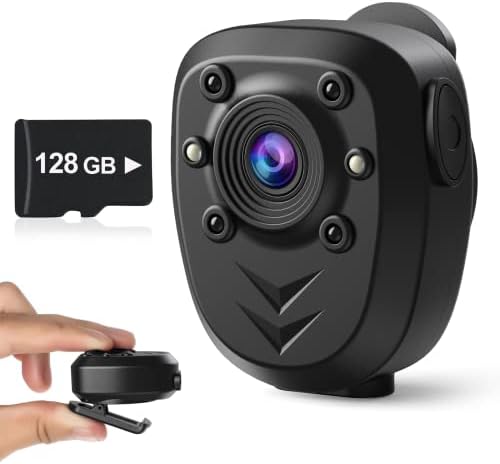 Mini Body Camera Wearable HD1080P Body Mounted Video