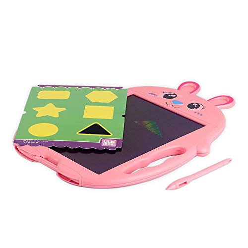 HAHAone LCD Writing Tablet for Kids Magnetic Drawing Board Colorful Screen,LCD Doodle Board for Boys and Girls Toys Age 3 4 5 6 7 8 . Handwriting Pad 8.5" for Toddlers and Kids (Pink Rabbit)