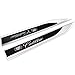Deselen - EBS-BT01 - Cadillac Emblem Chrome Motion Blade Side Mark Metal Lappet Decals Labeling Car Stickers for Escalade ATS SRX XTS CTS, Pack of 2