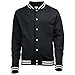 AWDis Mens College Jacket (XL) (Jet Black)