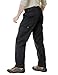 CQR Men's Tactical Pants Lightweight EDC Assault Cargo, Duratex(tlp104) - Black, 32W/30L
