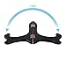 Beautyflier Pack of 3 Black Wooden Easels Holder 7IN Plate Dessert Display Stand Place Card Photo Frame Holder for Wedding Party Home Décor (Black)