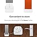 Wundermax Door Stoppers - Pack of 4 Rubber Door Wedge for Carpet, Hardwood, Concrete and Tile - Home Improvement Accessories - Multicolored