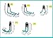 Garage Wall Organizer Hooks and Hangers with Hardware; Garden Shed Tool Organizer Racks and Bike Rack | Wall Storage Utility Hooks for Ladders, Sports Equipment, Lawn Tools, Hoses and Cords |8 Pack