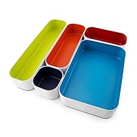 Three By Three Seattle Drawer Organizer 2" Set of 5 (52280)