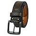 Levi's Men's 1 3/8-Inch Bridle Belt with Stitch Detailing Brown Large(38-40)