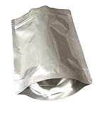 Pleasant Grove Farm 7 Mil Zip Lock Mylar Bags Stand Up Pouch Gusseted Pouch in Multiple Sizes (50, 1 PINT 5 x 8 inch)