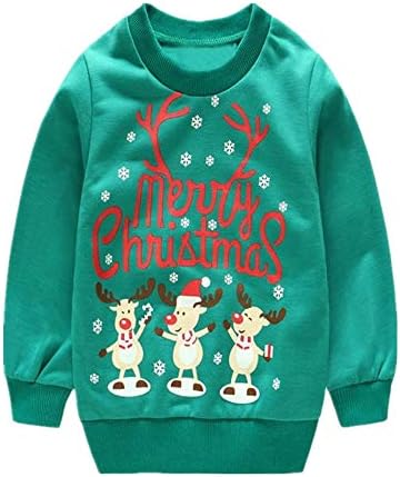 VEKDONE Toddler Baby Girls Boys Clothes Elephant Long Sleeve Blouse Tops Sweater Shirt