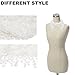 Meta-U- Triangular Scarf - Floral Pattern with Sheer- Lace Tassels – Extra Small Size – For Chapel Veil | Top Curtains | Kerchief