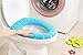 Super Soft Plush Warm Thicken Toilet Seats Covers(Blue)