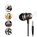 Earbuds with Microphone, Amuoc In-Ear Earphones with Mic Music Stereo Ear buds