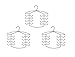 CAXXA 2 PK - Bronze Women's Bra Sport Tank Camisole Top Swim Suit Strap Dress Hanger Closet Organizer (2 Pack)
