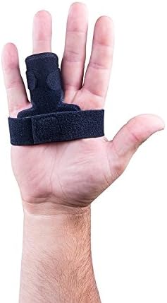 Trigger Finger Splint：Adjustable Trigger Finger Splint Support Brace With Innovative Foam for Pain Relief (Black)