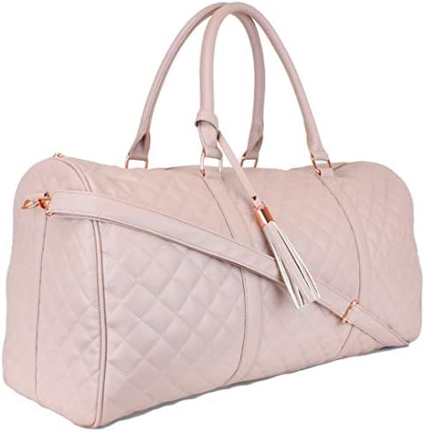 rose gold weekender bag