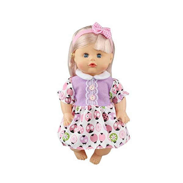 JING-SHOW-BUSSINESS-Pack-of-6-Fit-12-Inch-Alive-Baby-Doll-Gown-Dress-Clothes-Fashionista-Outfits-Include-Hair-Band-Girls-American-Doll JING-SHOW-BUSSINESS-Pack-of-6-Fit-12-Inch-Alive-Baby-Doll-Gown-Dress-Clothes-Fashionista-Outfits-Include-Hair-Band-Girls-American-Doll