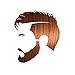 Manly Guy Bronze Shiny Copper Henna Hair Dye, Beard, & Mustache Color: 100% Natural & Chemical Free