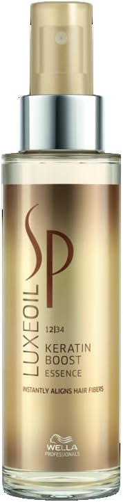 Wella SP System Professional Luxeoil Keratin Boost Essence Hair aroil Pack of 1 (1 x 100 ml)