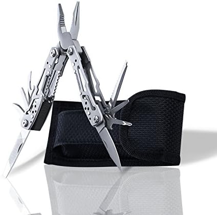Blackjill Portable Pocket Multi Tool Plier Knife Kit Heavy Duty Stainless Steel Multi-purpose Tool for Hiking,Hunting,Camping,Survival,Fishing,Car Set.Emergency Tools Bicycle Maintenance