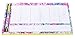 Lilly Pulitzer Undated Weekly Planner Desk Pad and Black Ink Pen, Notepad Includes 52 Sheets for 1 Year of Planning, Beach Please