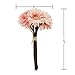 Gerbera Daisy Artificial Flowers for Home Decor 7 Stems Silk Daisies Flower for Wedding Bouquet Living Room Office Party DIY Decoration (Pink)
